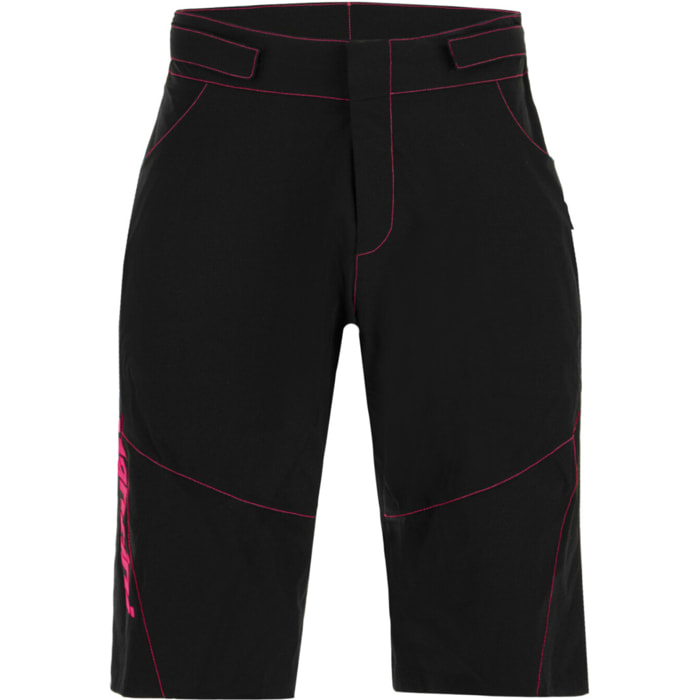 Selva - Pantaloncini Mtb Donna - Nero-fucsia - Donna