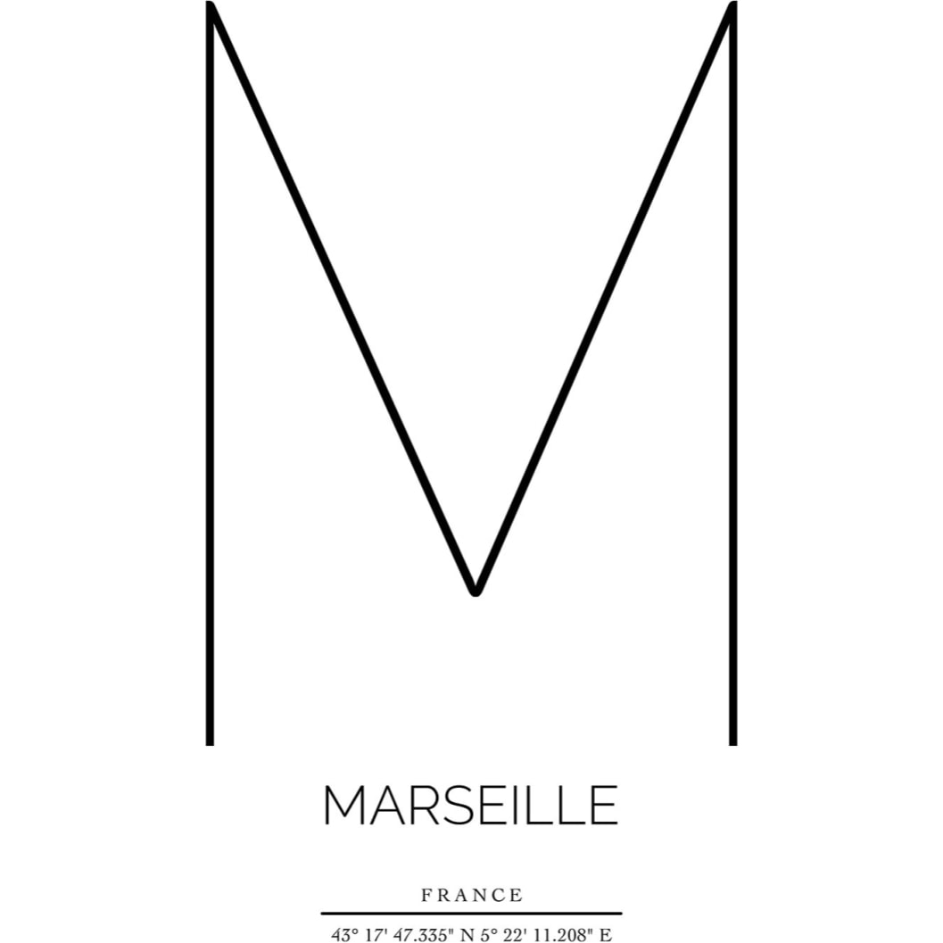 Tableau Marseille Tableau alu Dibond