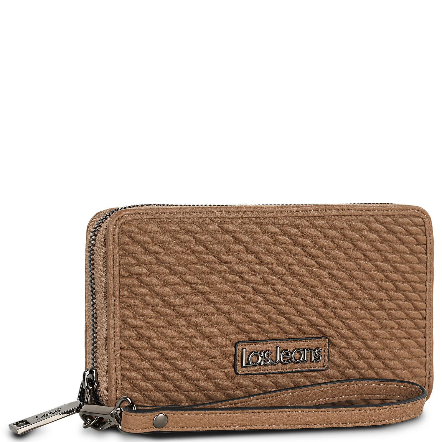 Cartera De Mano Lois Silverthrone Taupe