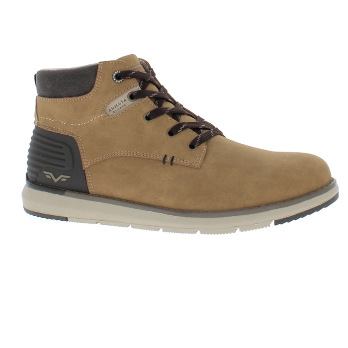 Armata di Mare Scarpe Uomo Stivaletti Casual Stringati con Soletta Rimovibile in Memory Foam AMU W24M602 Ocher