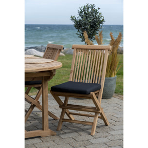 Cuscino outdoor Alture nero per sedia