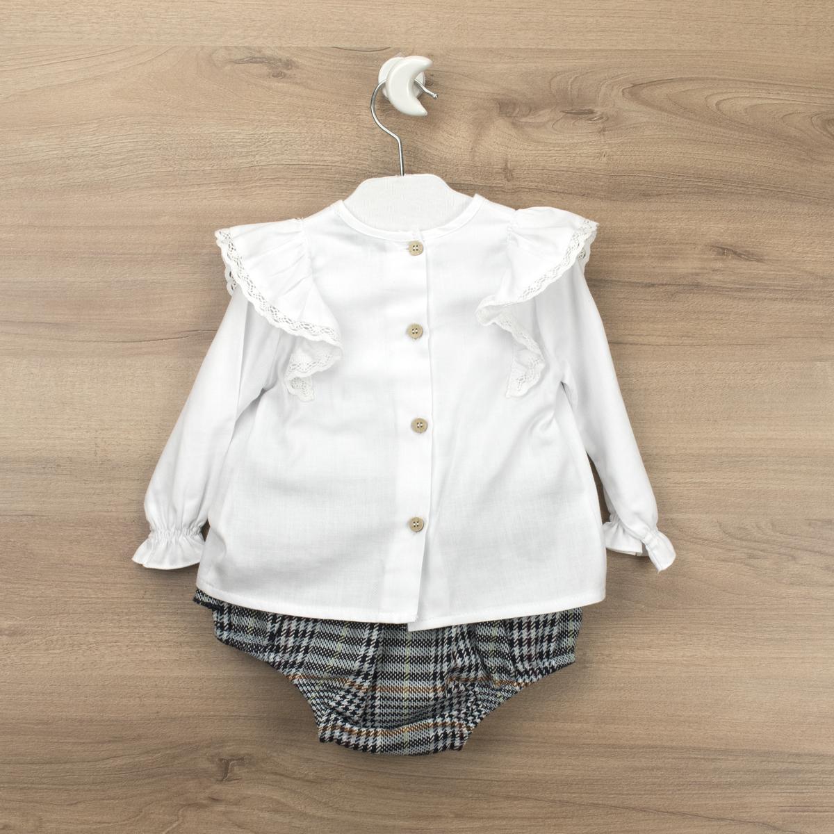 Conjunto Ranita Volante y Camisa Canesu Elegant Marino