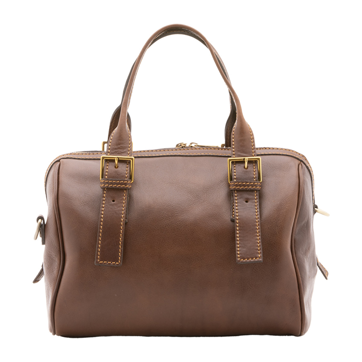 Borsa a bauletto  unisex In Vera pelle Made in Italy 29x27x13 cm