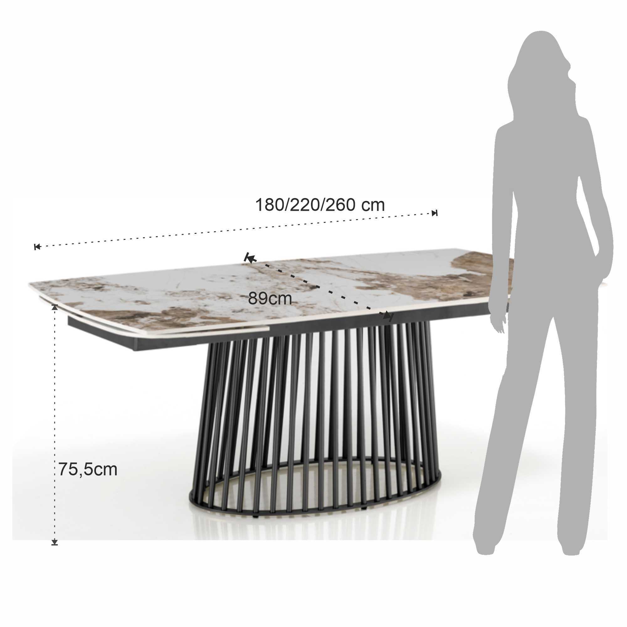 Tomasucci Table extensible CAGE 2