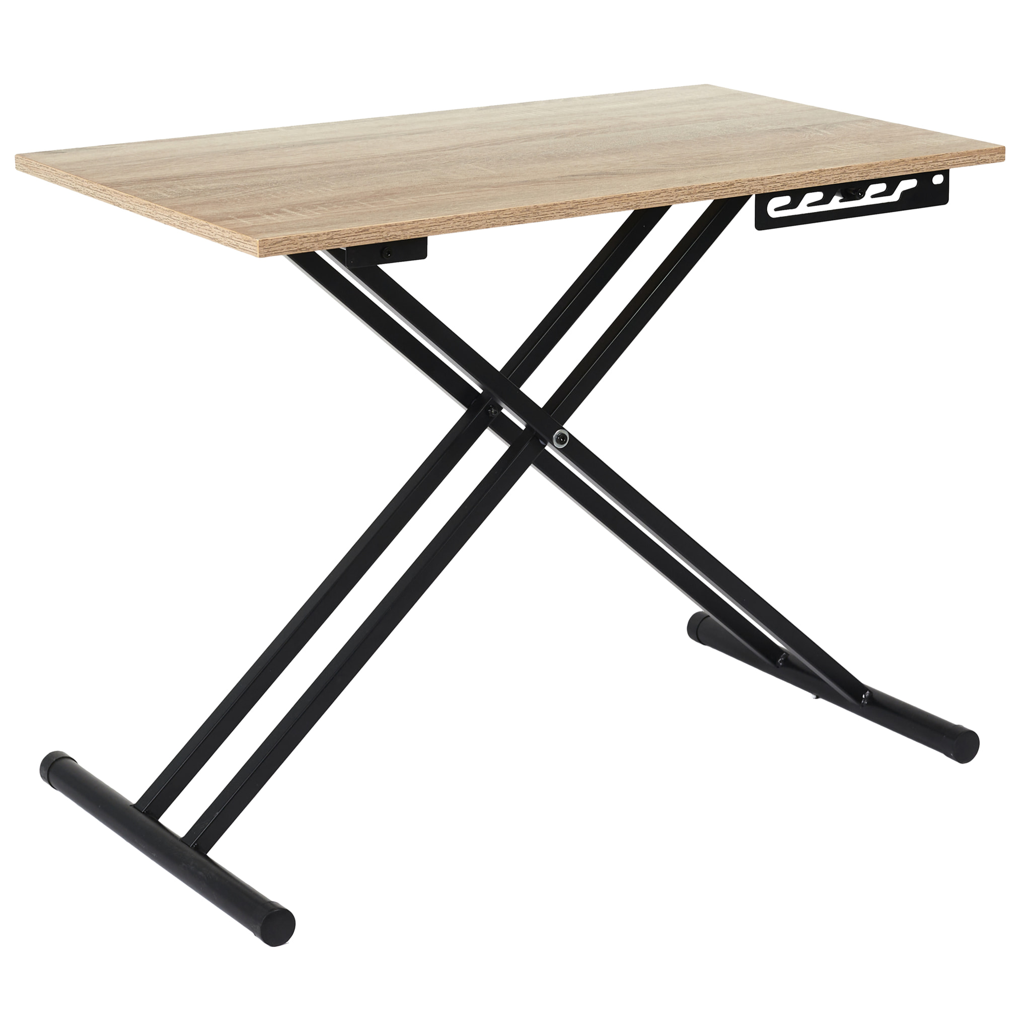 Table Basse - HOME DECO FACTORY - Remontable - Design - Marron et noir
