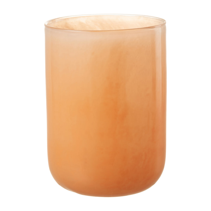 J-Line vase Corrie - verre - corail - medium - 23 cm de hauteur