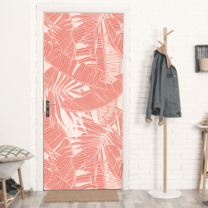 Stickers adhesivos de CERAMIKO - Hojas coral 80x210