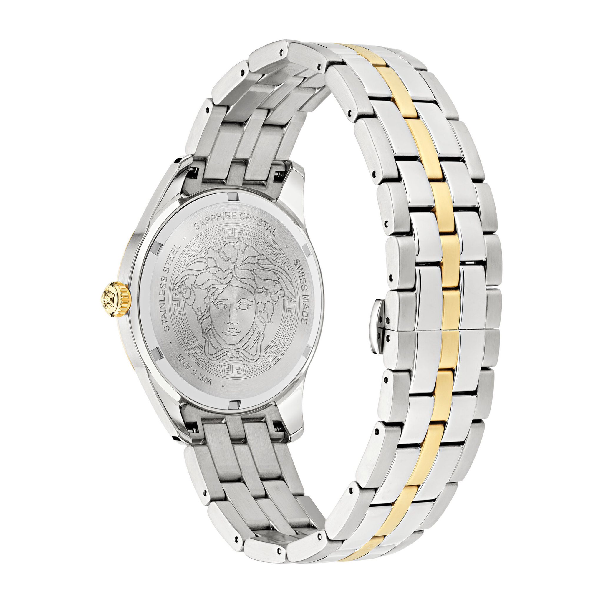 Versace Orologio Analogico Al Quarzo Greca Time Gmt