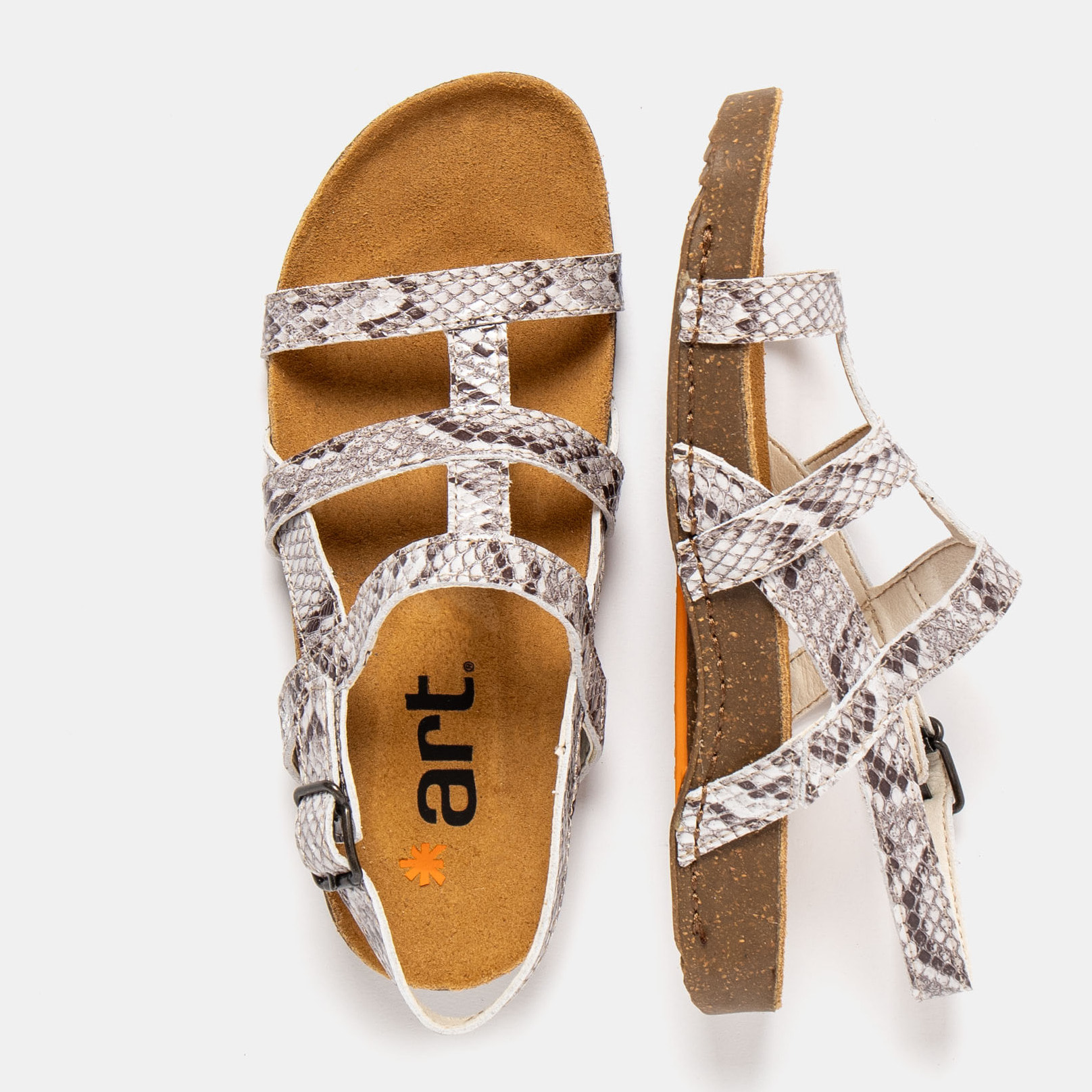 Sandalias 1138S SNAKE WHITE/ I BREATHE color White