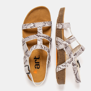 Sandalias 1138S SNAKE WHITE/ I BREATHE color White