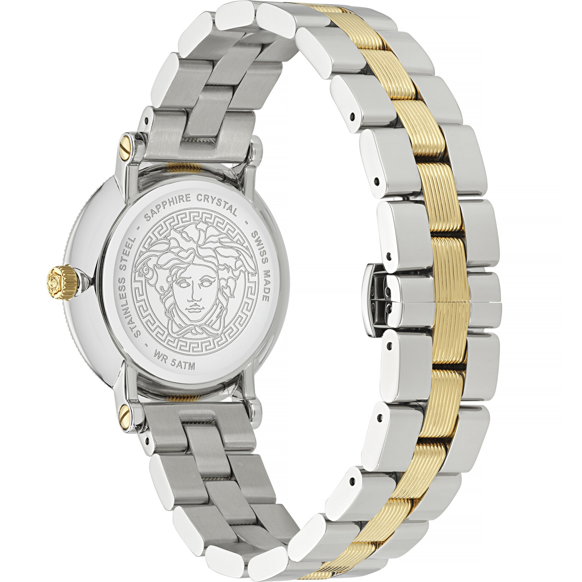Versace Reloj Analógico De Cuarzo Greca Flourish (Wc-7F)