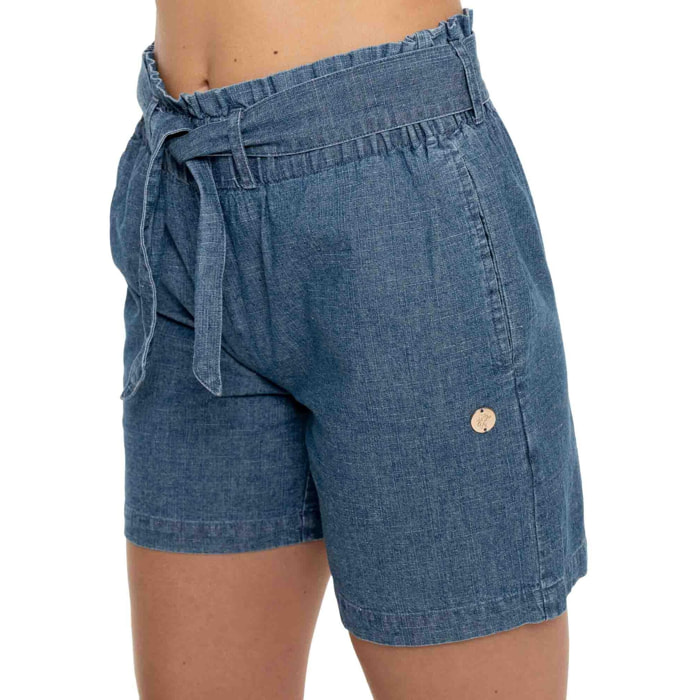 Pantaloncini corti da donna in chambray Urban Safari