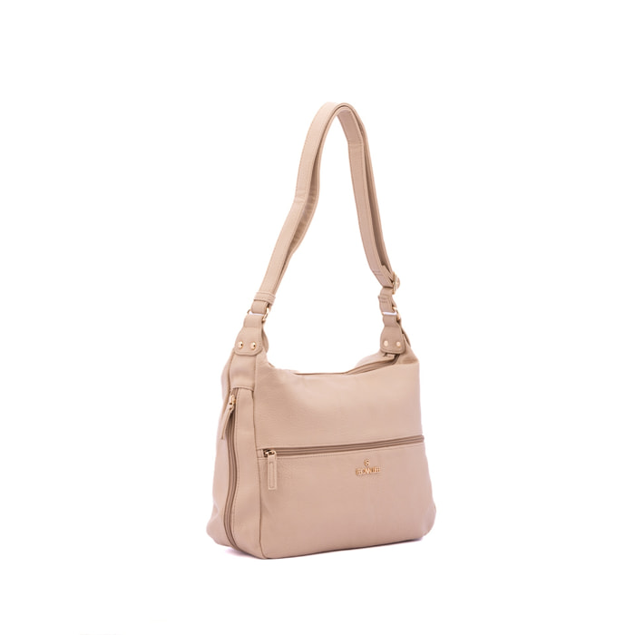 Borsa a spalla da donna - Modello False - Ecopelle - 35.0 x 26.0 x 11.0 cm