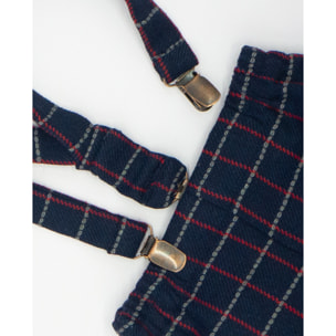 BERMUDA TIRANTES CUADRO VENTANA AZUL MARINO