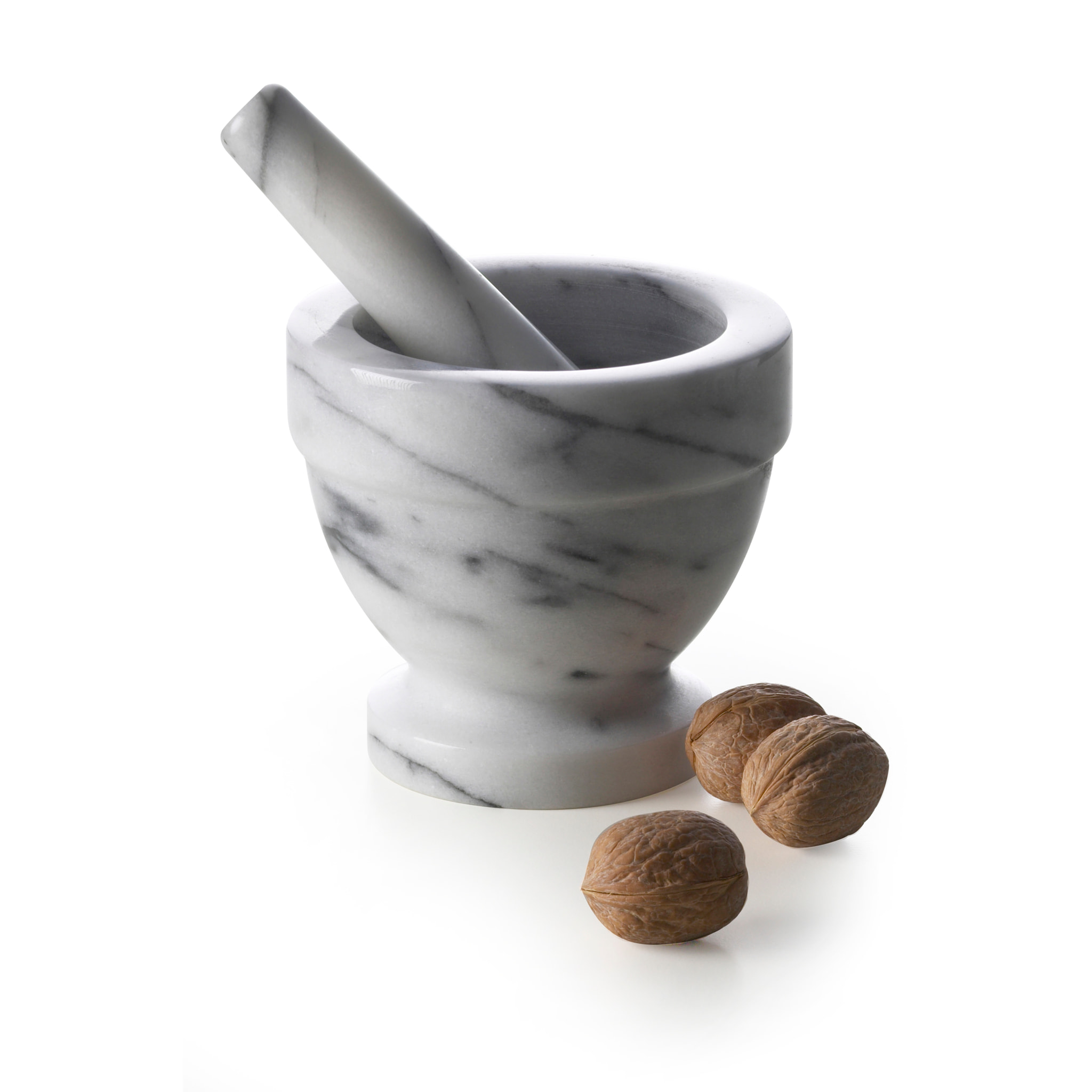 Mortier en marbre 12 cm – Excelsa, Marbre Blanc