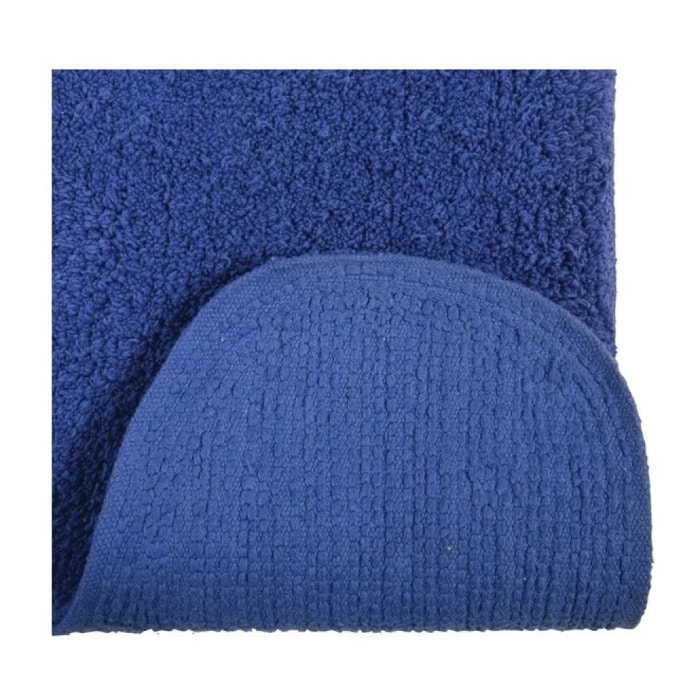 Tapis de bain Coton CAROLINA 47x50cm Bleu Spirella