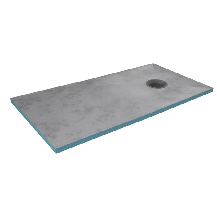 Bac receveur de douche à carreler 90x160cm recoupable sur mesure pour douche à l'italienne