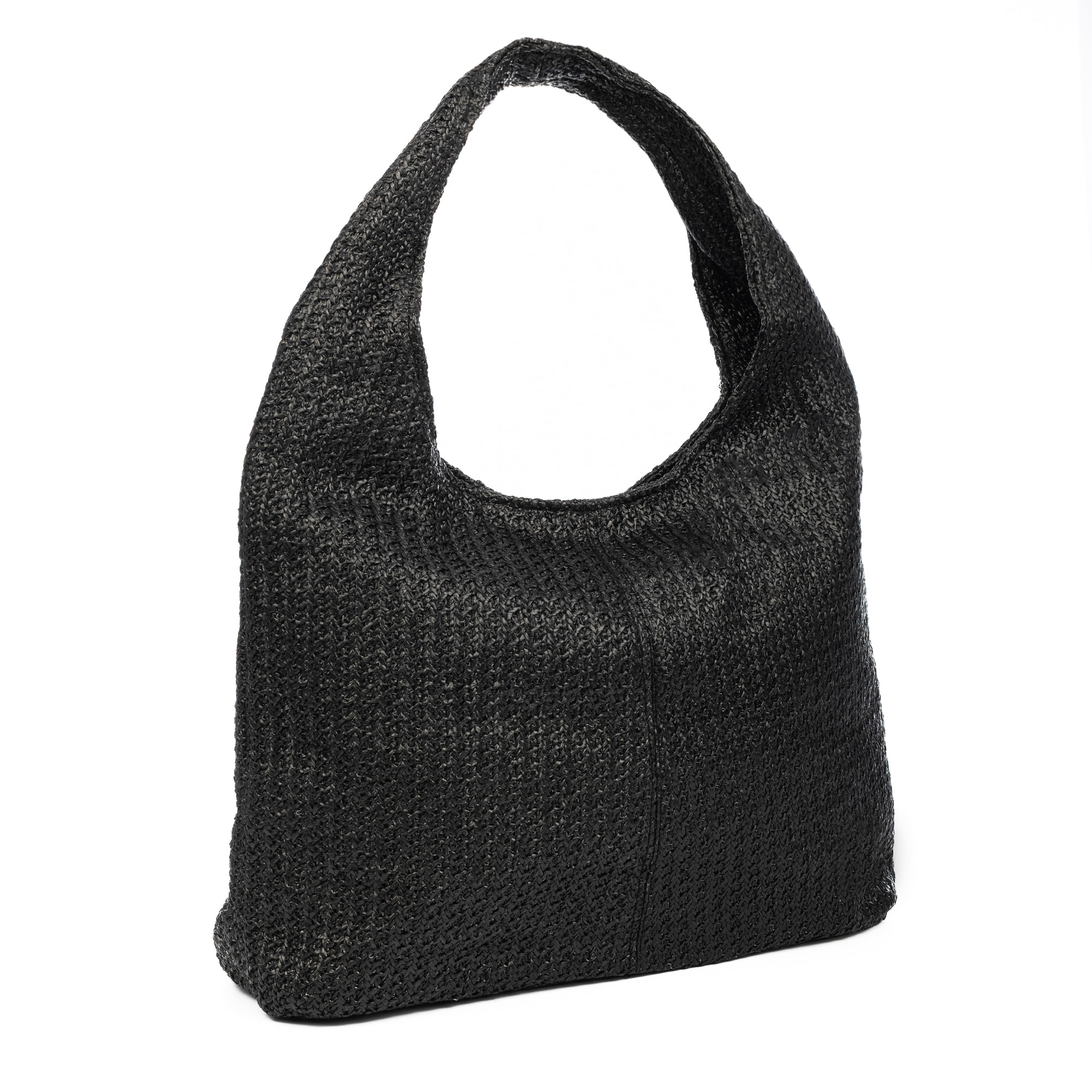 Berbenno Bolso de hombro Mujer. Fabricado en rafia sintética con diseño trenzado.