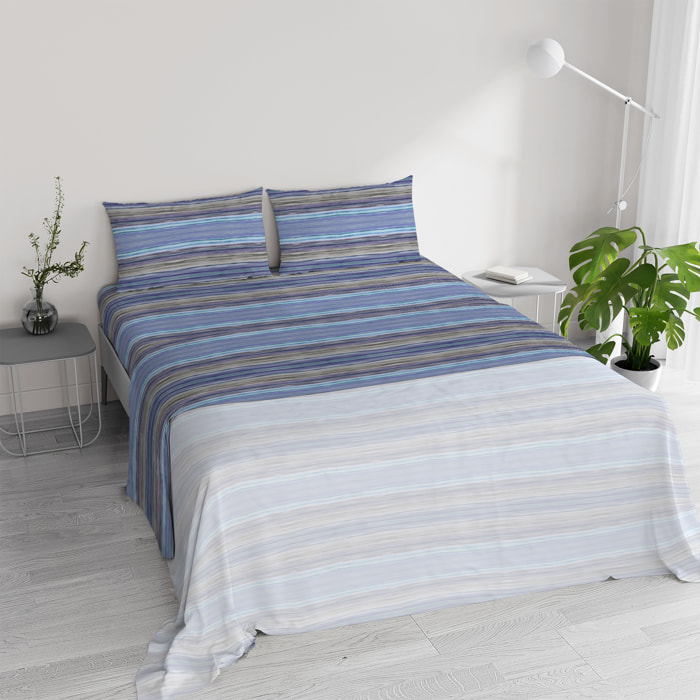 COMPLETO LETTO RIVER MATRIMONIALE RIO BLUE