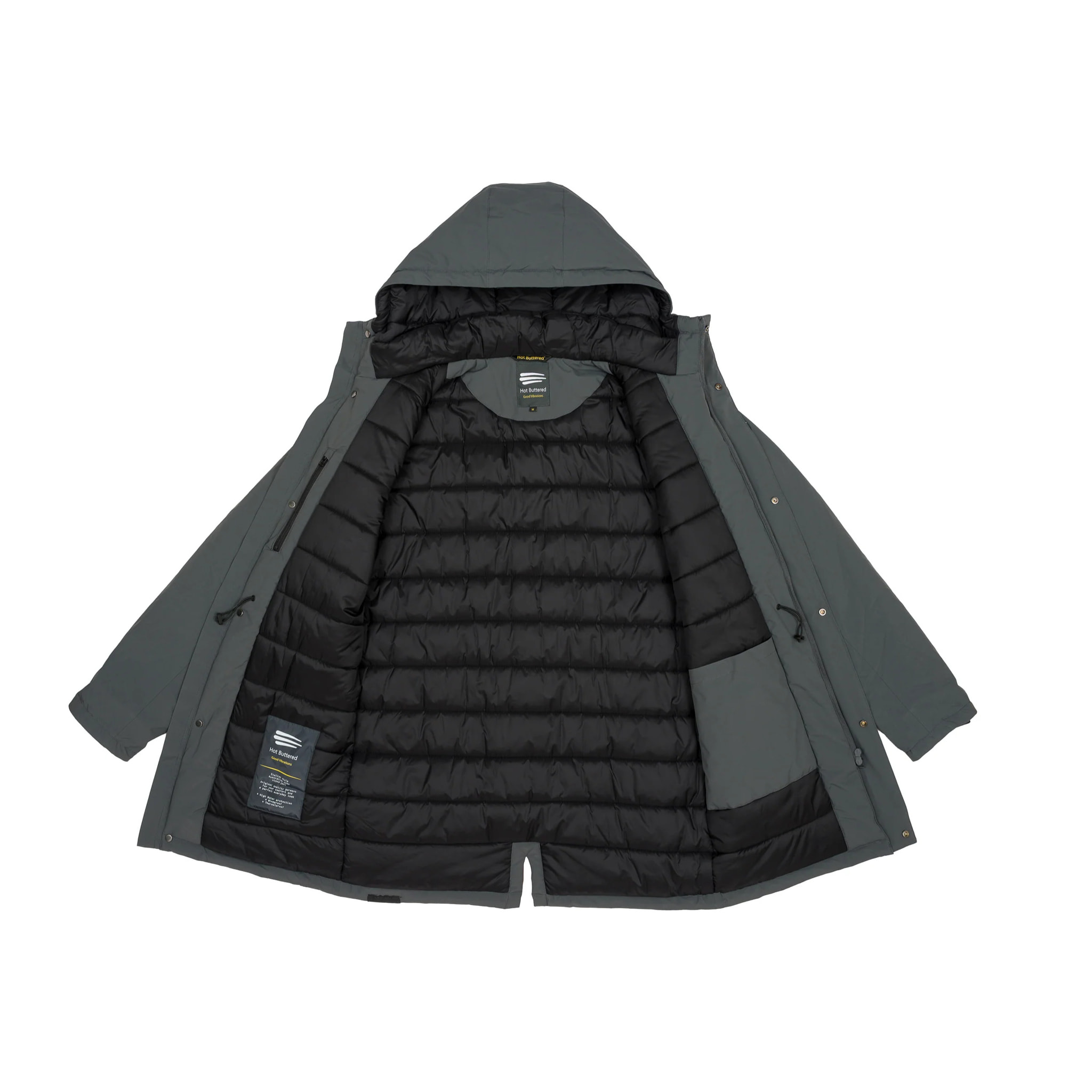 Parka LATEMAR imbottito impermeabile grigio