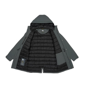 Parka LATEMAR imbottito impermeabile grigio