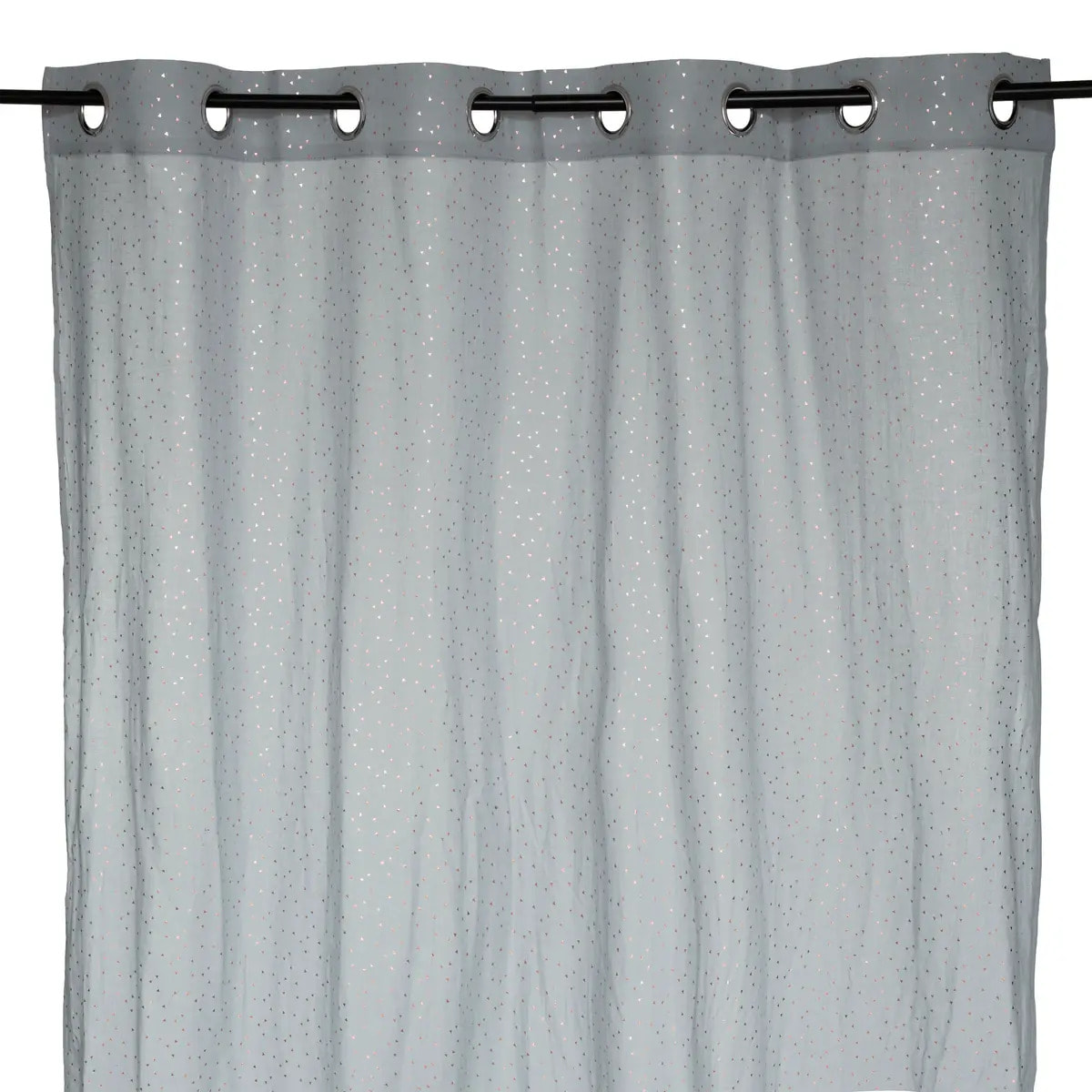 Rideau "Oya" bleu clair 140x250cm