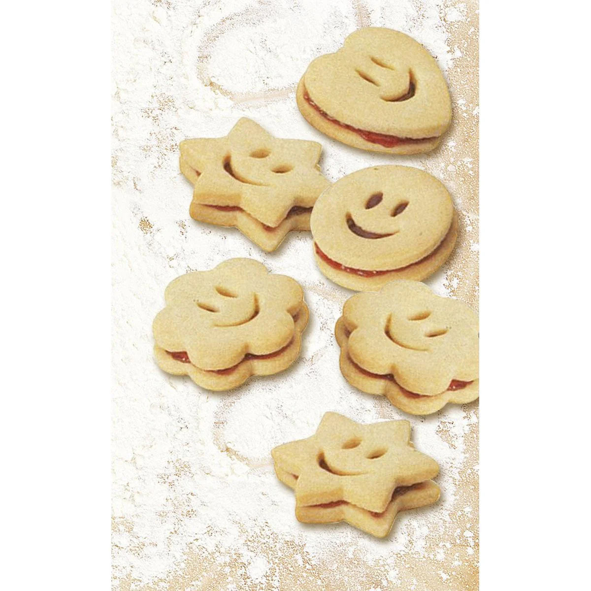 Lot de 2 emporte-pièces smiley forme aléatoire Zenker Emporte-pièces