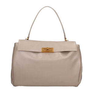 Borsa a mano da donna Made in Italy - Modello Lyria Pro - 100% pelle - 34.0 x 25.0 x 12.0 cm