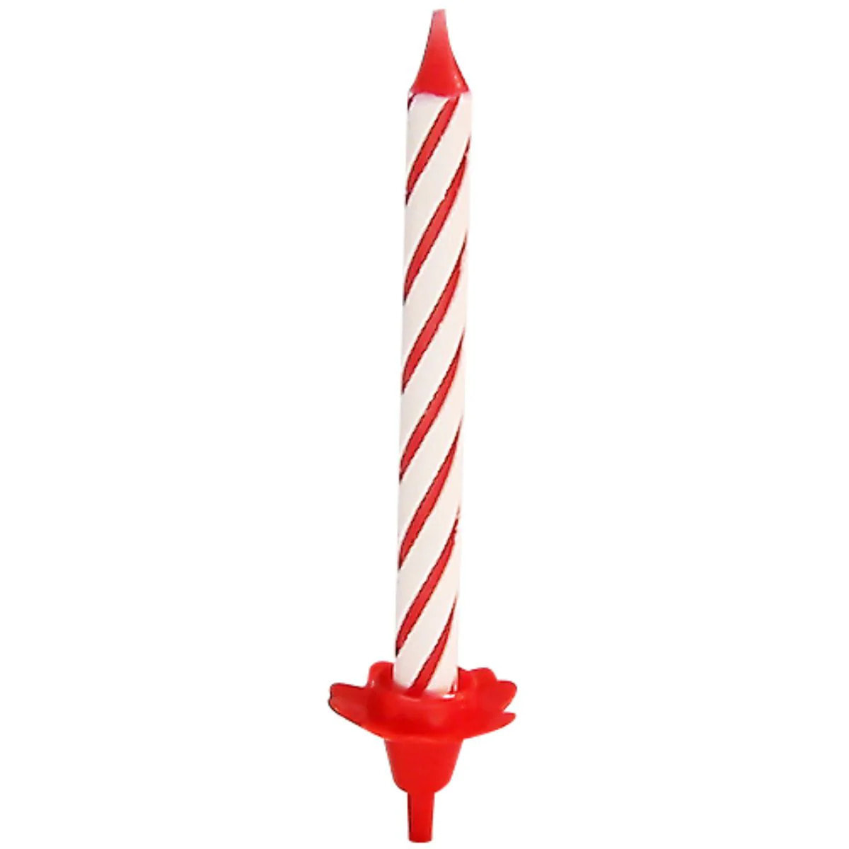 2 Lots de chacun 24 bougies d'anniversaire et 12 bobèches Fackelmann Rio Party