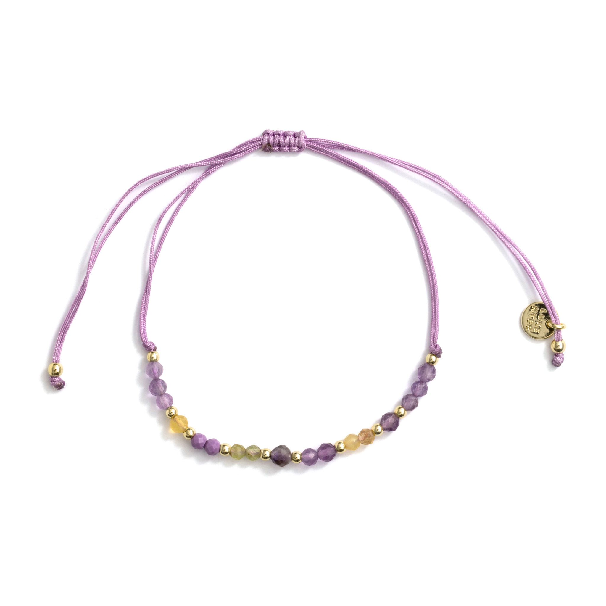Tobillera Itnej acabado oro amarillo 18k