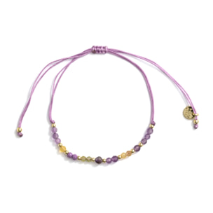Tobillera Itnej acabado oro amarillo 18k