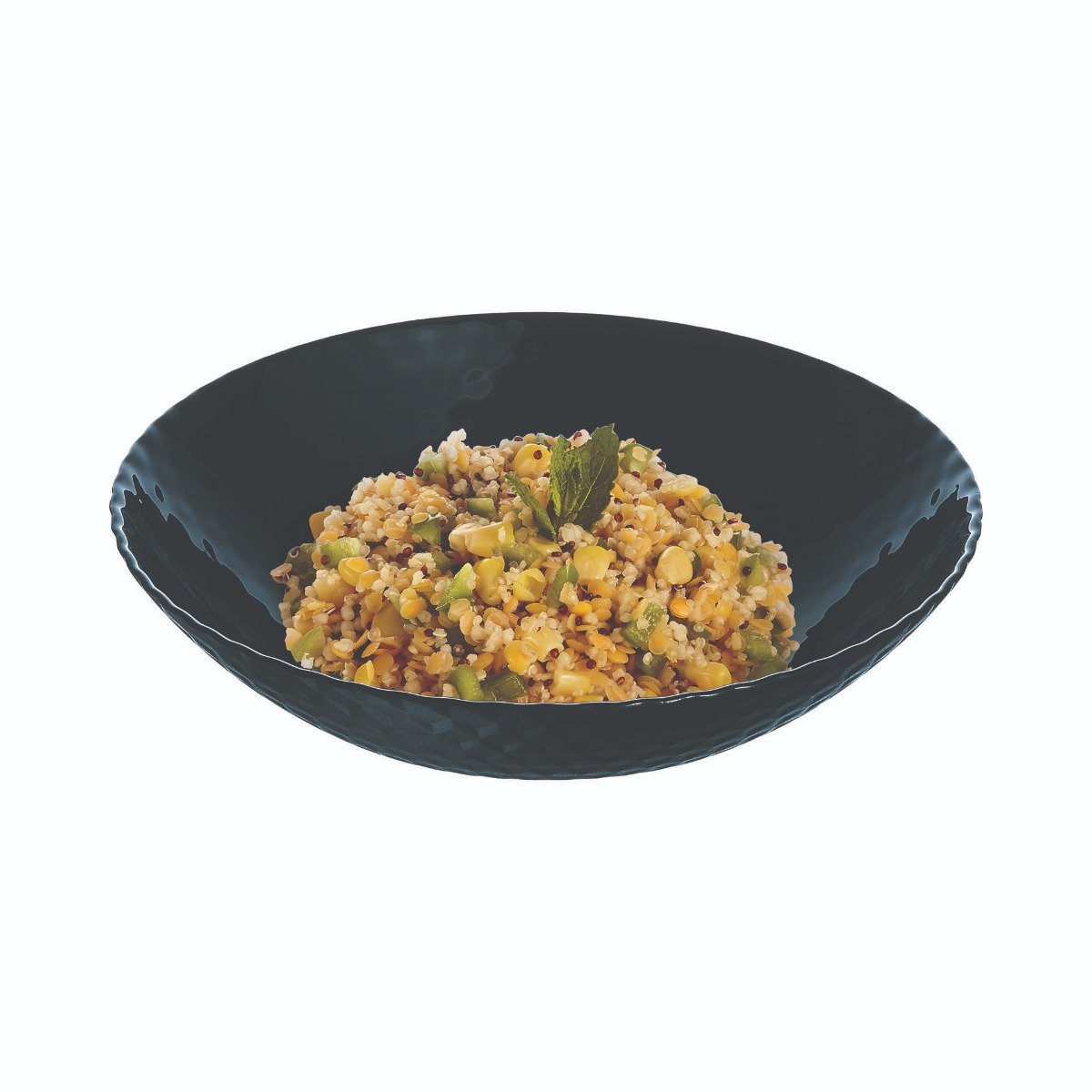 6 platos hondos negros 20 cm Pampille - Luminarc