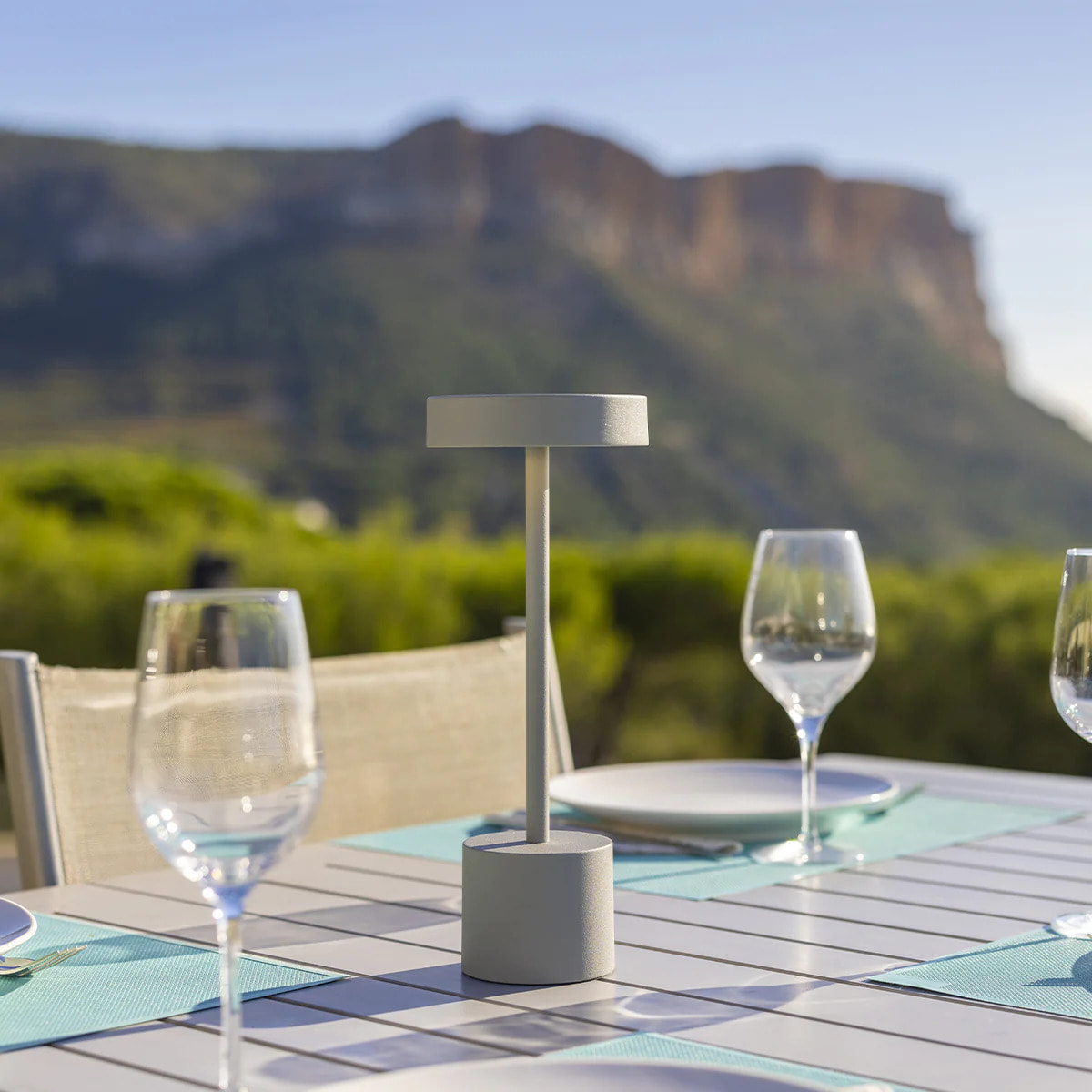 2 Lampe de table sans fil ROBY H30CM