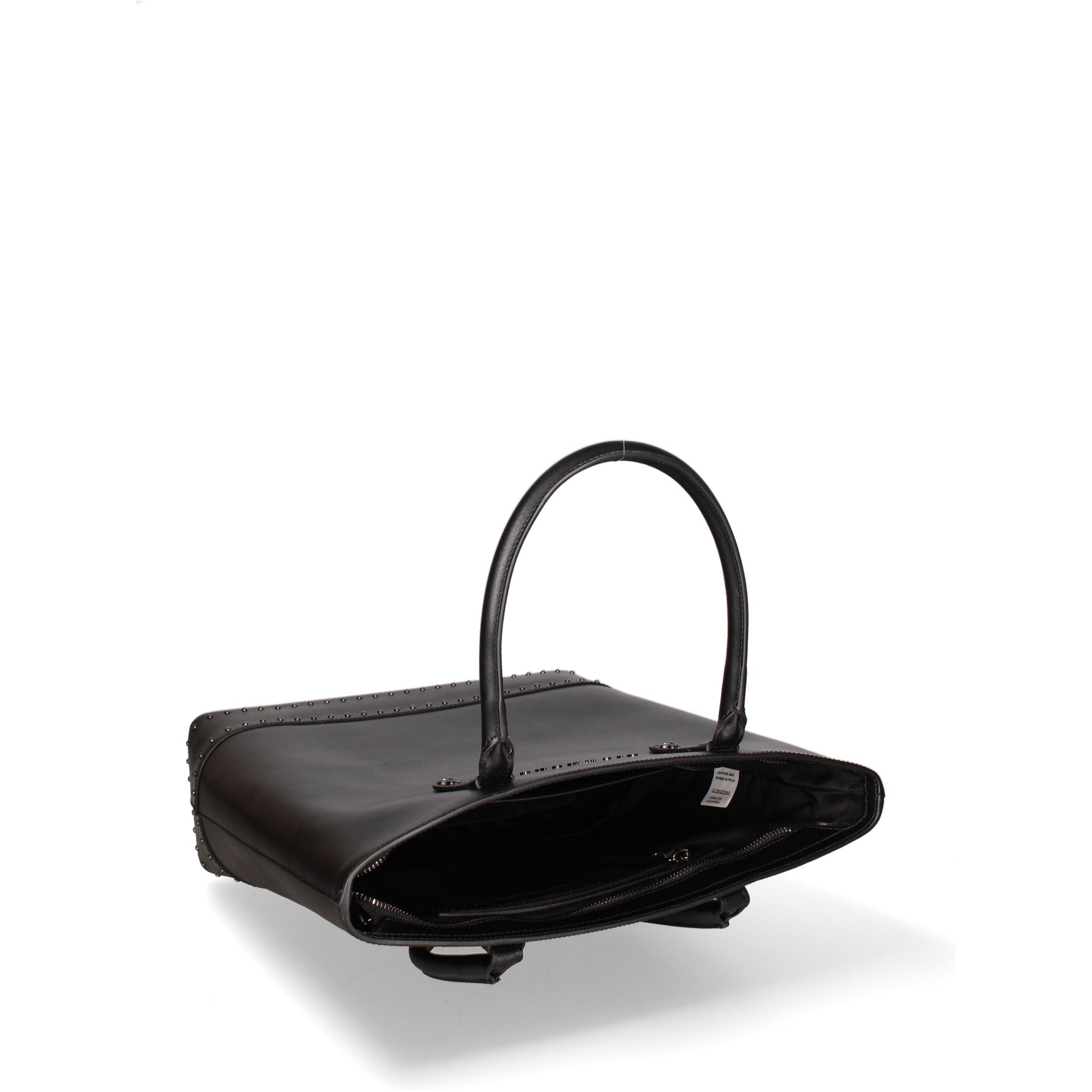 Borsa a mano da donna Made in Italy - Oriana Chic - Vera Pelle - 31.0 x 34.0 x 11.5 cm