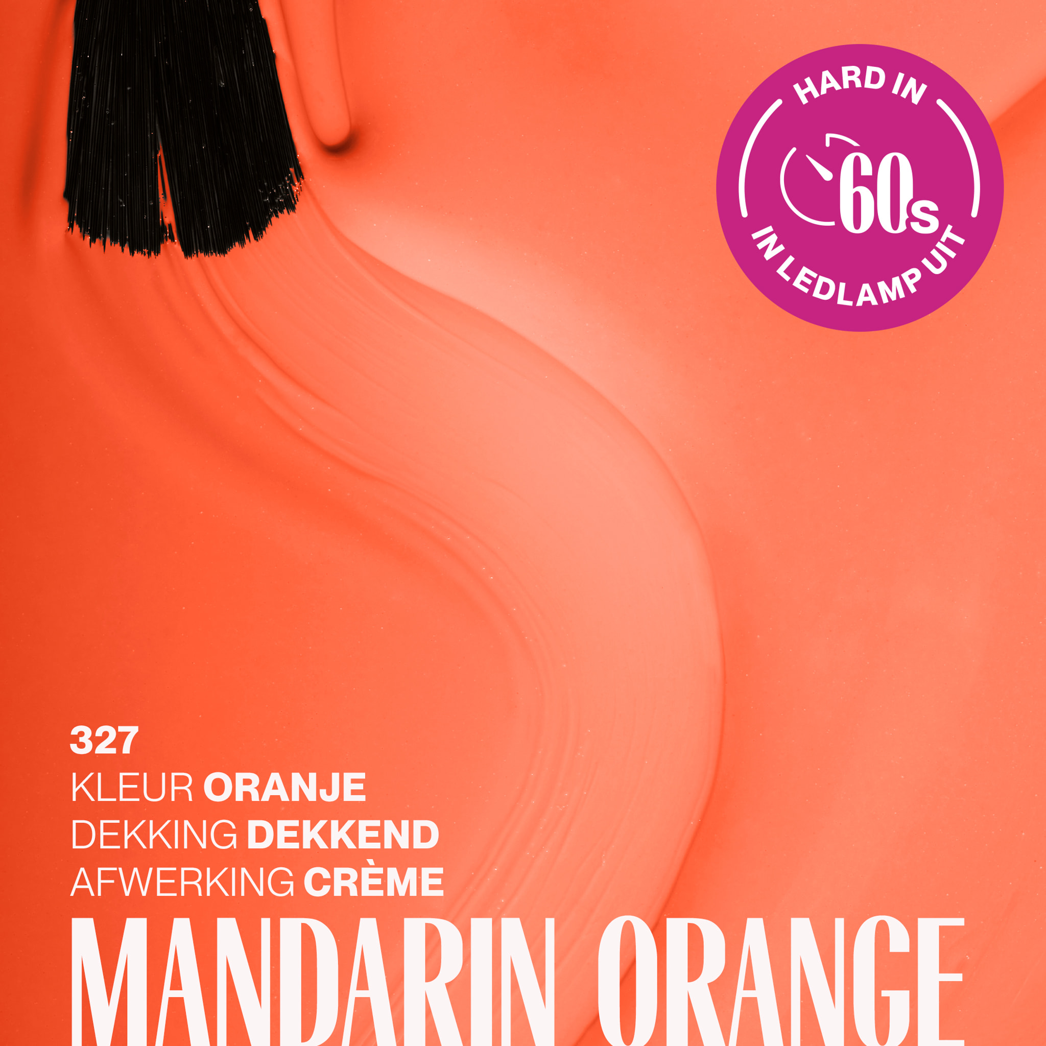 Vernis semi-permanent - 327 Mandarin Orange - 15 ml