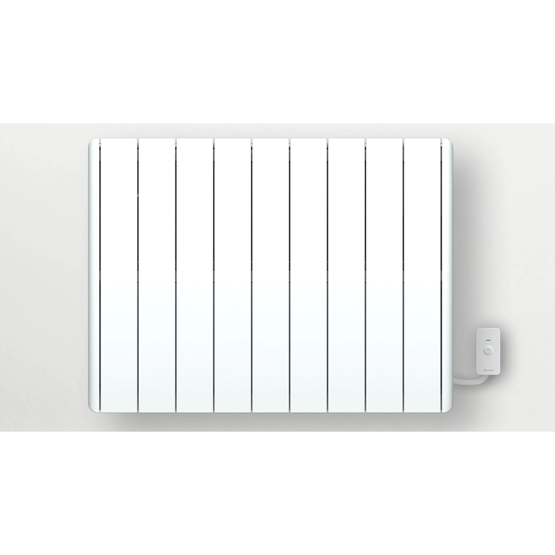 Radiateur électrique LCD fonte blanc 2000W Connecté