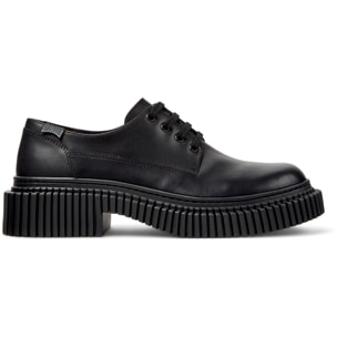 Zapatos de cordones - CAMPER Pix Berlin - Negro - Cuero liso