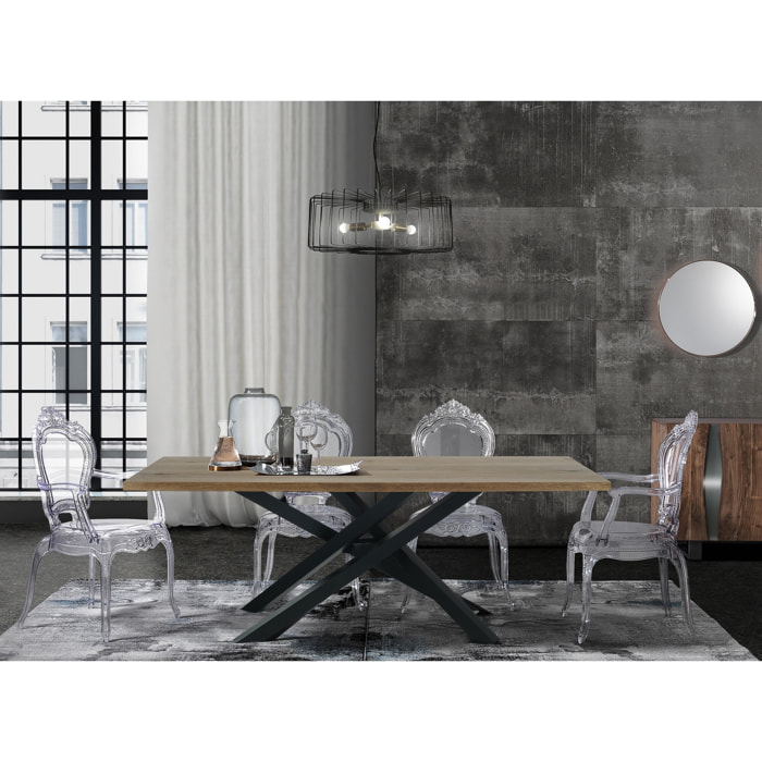 Suspension Tomasucci LUDO A, en acier, noir