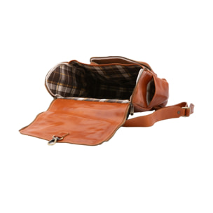 Borsa a spalla da donna - Modello Embera Pro - Vera pelle - 30.0 x 40.0 x 19.0 cm