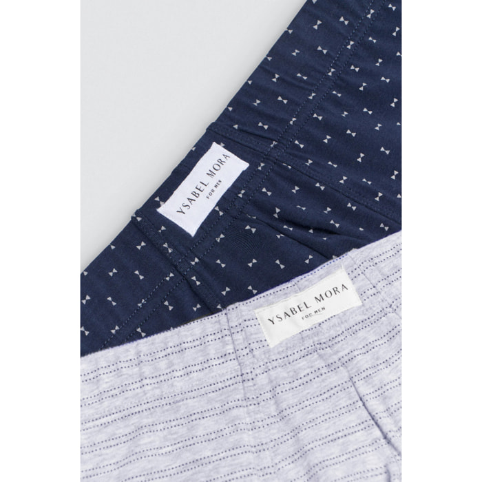 Confezione da 2 boxer classici stampati