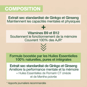 Pranarom - Complément alimentaire Focus - 60 capsules