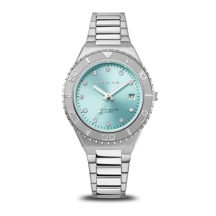 Reloj Bering 18936-707 Mujer Analogico Cuarzo con Correa de Acero inoxidable