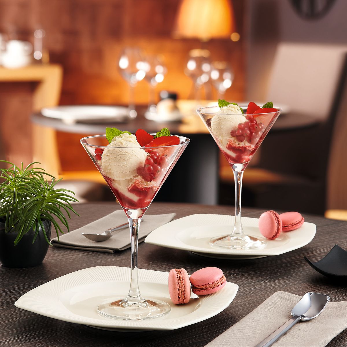 6 verres à pied 30cL