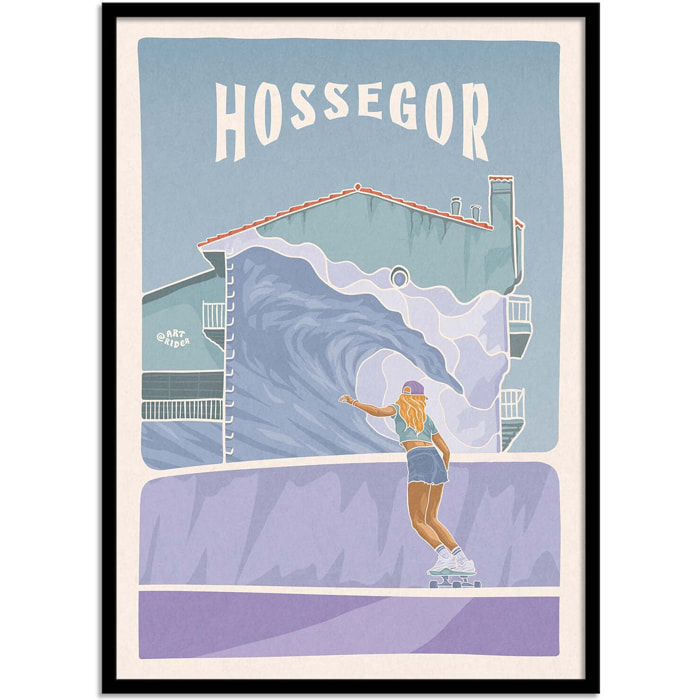 Affiche - Hossegor - Art Rider