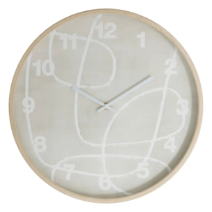 Horloge Greta marron D38cm