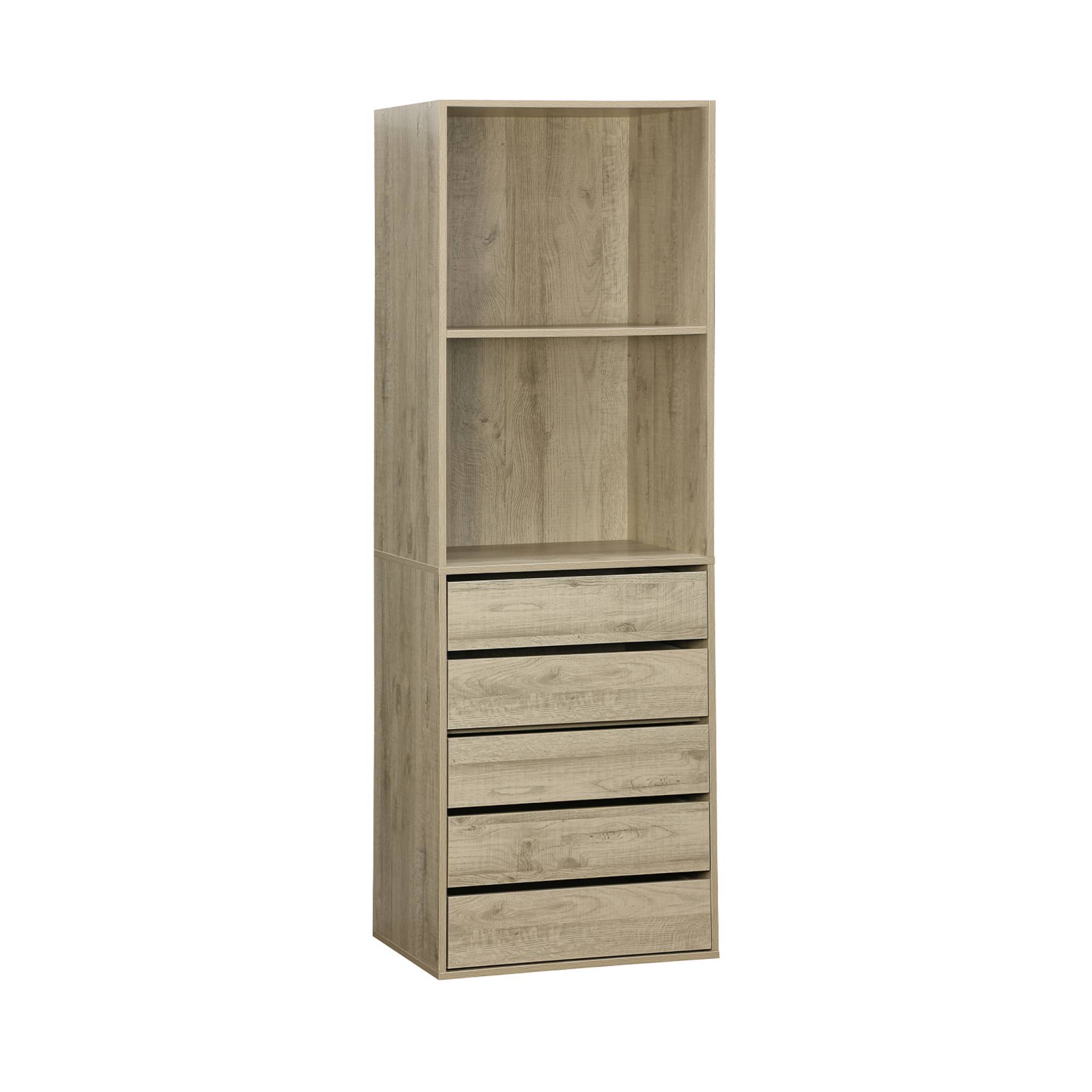 Kit dressing modulable décor bois 4 éléments MODULO