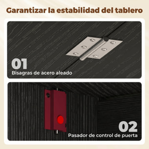 Mesa Plegable de Comedor, Mesa de Cocina Plegable Ovalada, 163x80x75 cm con Alas Abatibles, Hasta 6 Personas, para Comedor, Salón, Espacio Pequeño, Negro