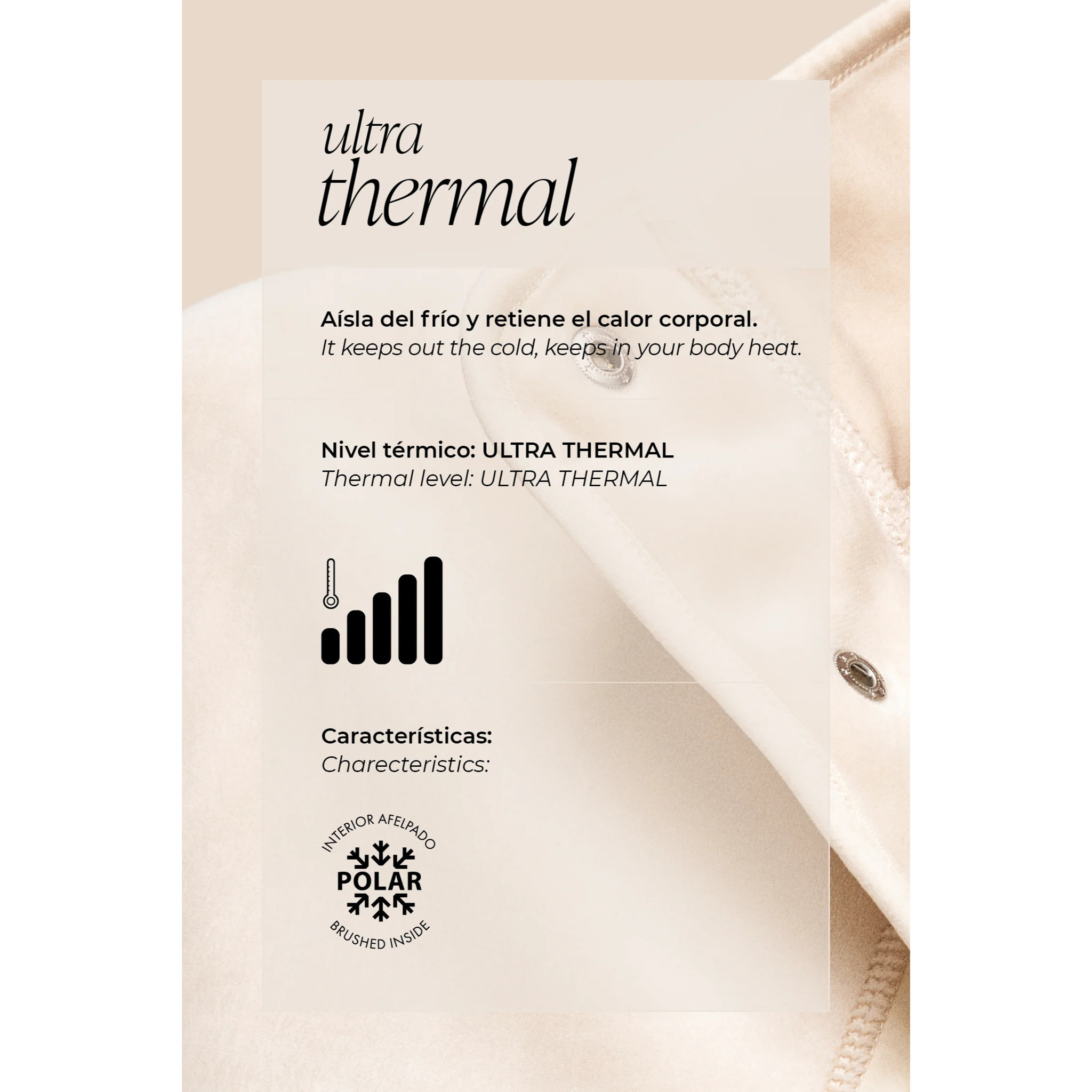 Comodi leggings termici in pile color carbone