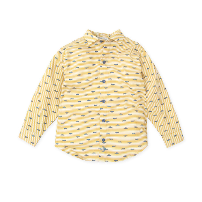 Camisa . - Mostaza