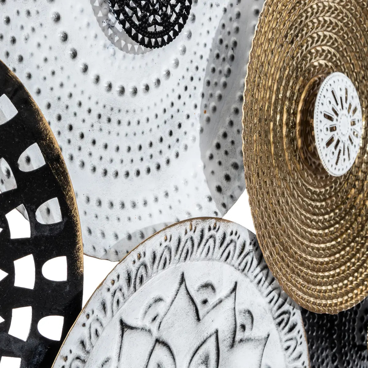 Déco murale "Ivo" en métal 134x68cm